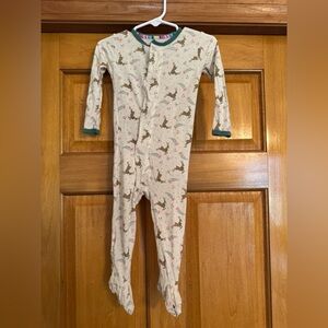 Magnetic Me Reindeer Print Footie